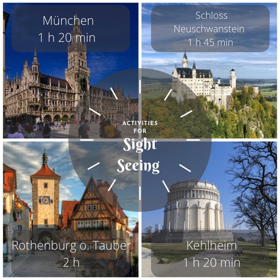 ThierhauptenSchones Landleben An Den Lechauenアパートメント エクステリア 写真